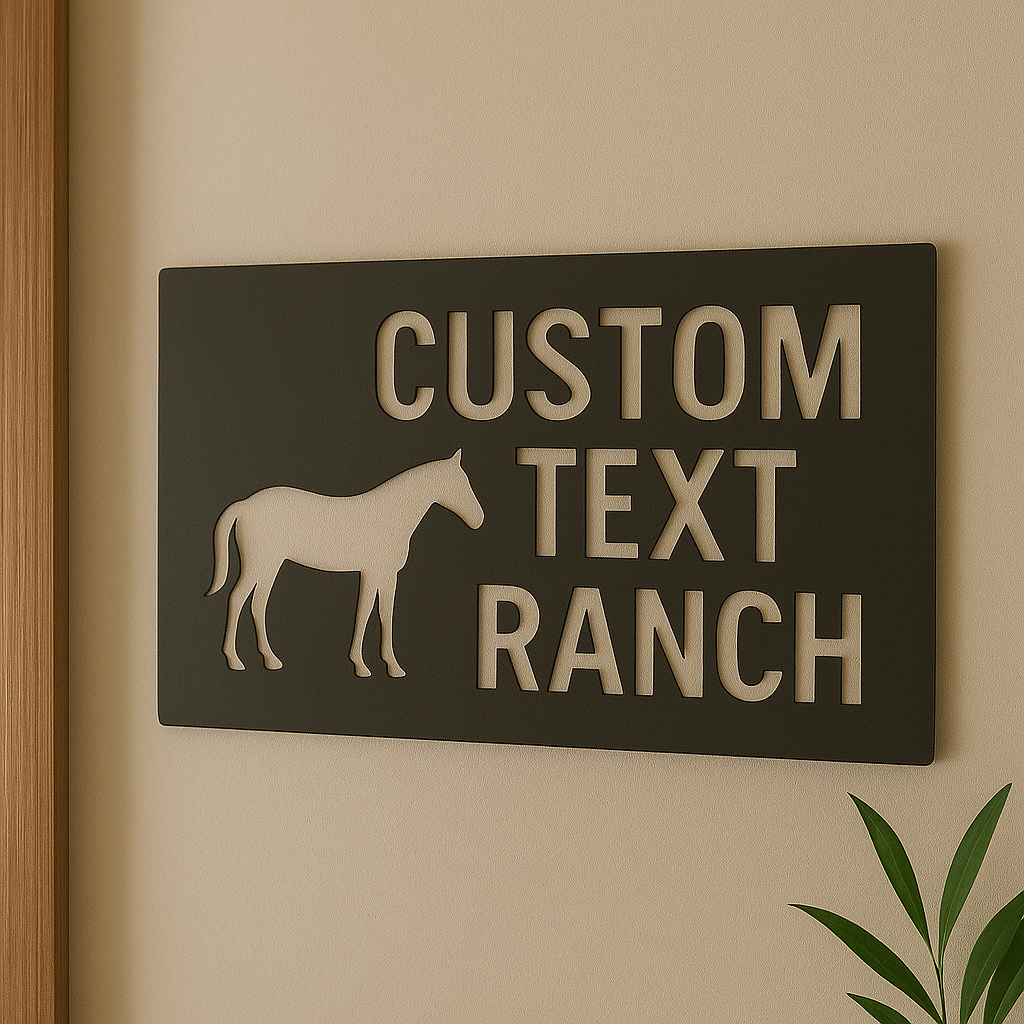 Personalized Text or Logo – Custom CNC Plasma Cutout