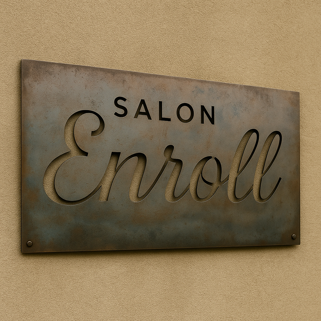 Professional Custom CNC Metal Business Signs