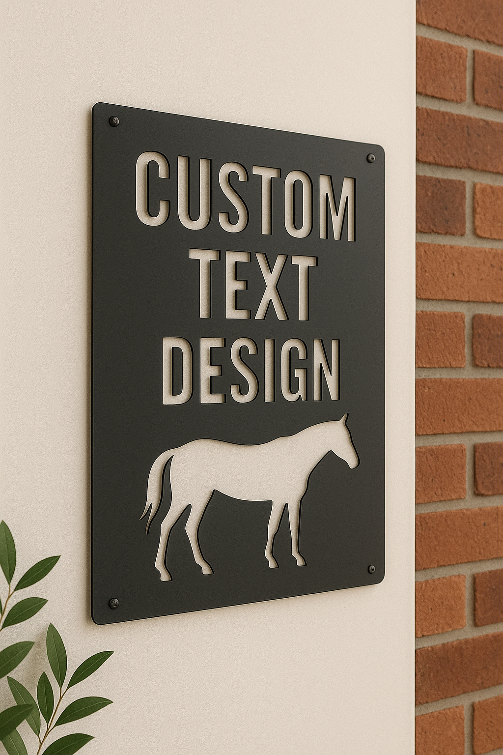 Personalized Text or Logo – Custom CNC Plasma Cutout