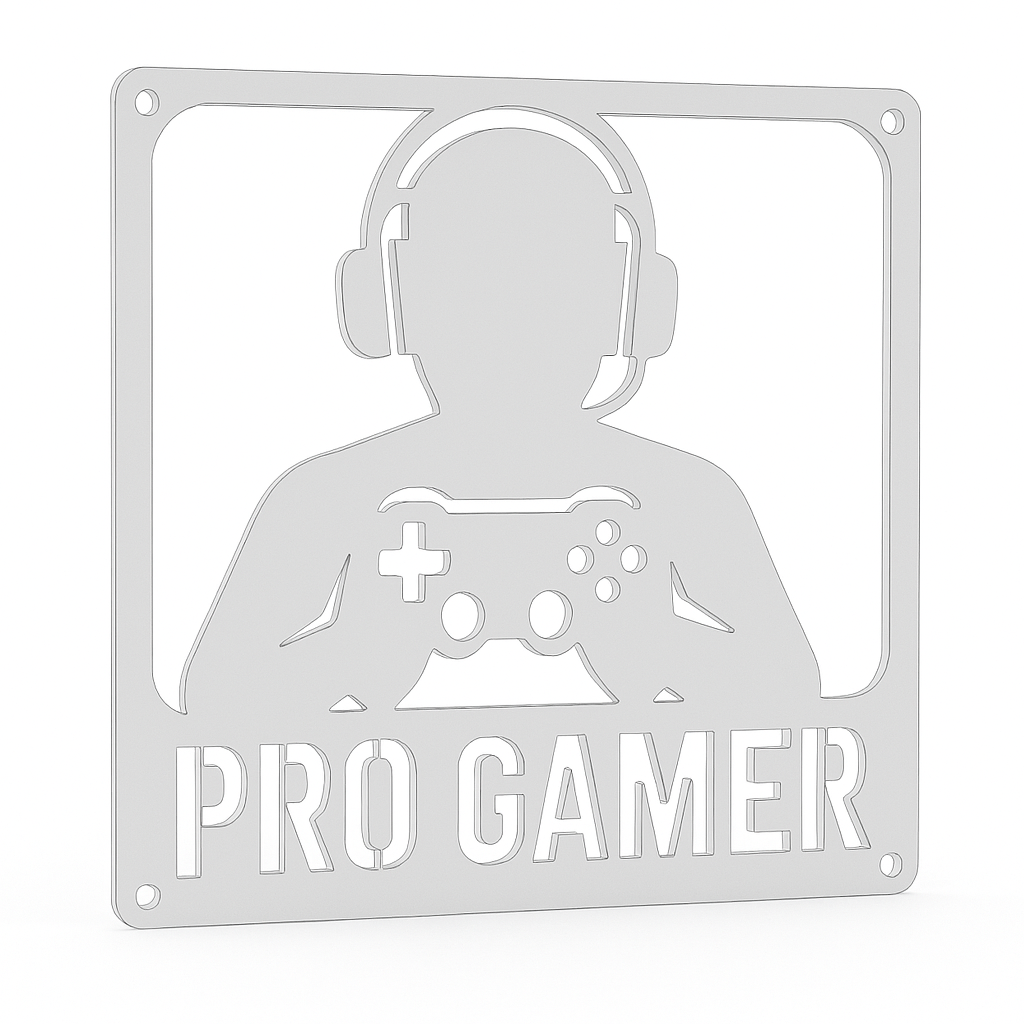 Pro Gamer Steel Wall Sign