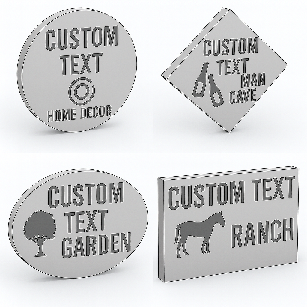 Personalized Text or Logo – Custom CNC Plasma Cutout