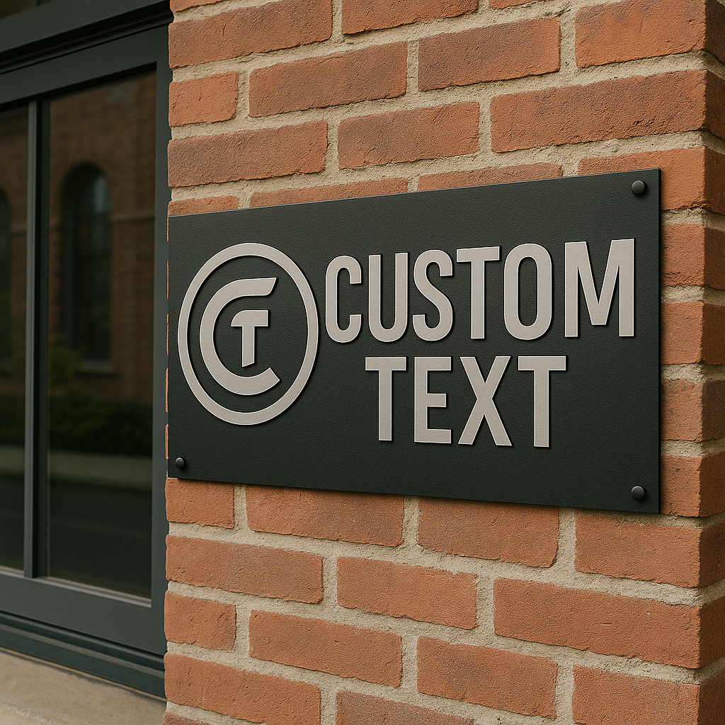 Professional Custom CNC Metal Business Signs