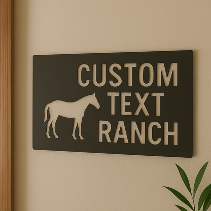 Personalized Text or Logo – Custom CNC Plasma Cutout