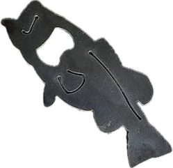 Fish bottle opener