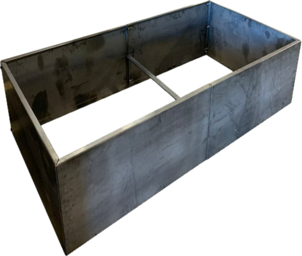Steel garden box