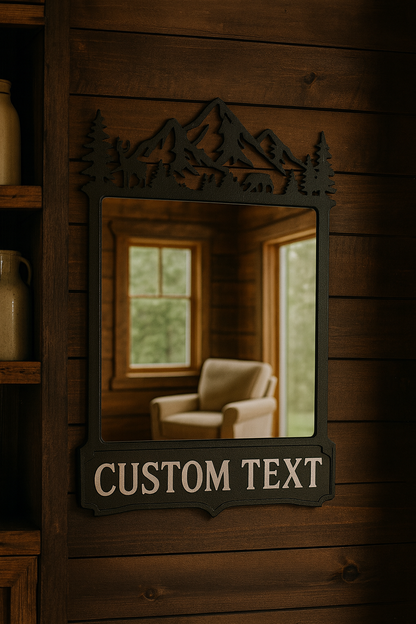 Custom Metal Mirror Decor