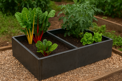 Steel garden box