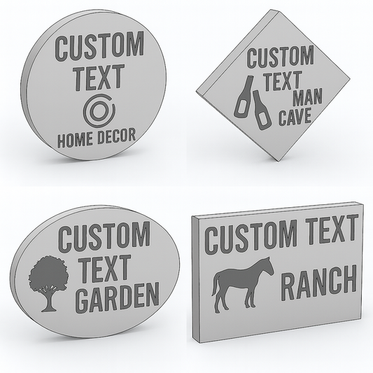 Personalized Text or Logo – Custom CNC Plasma Cutout