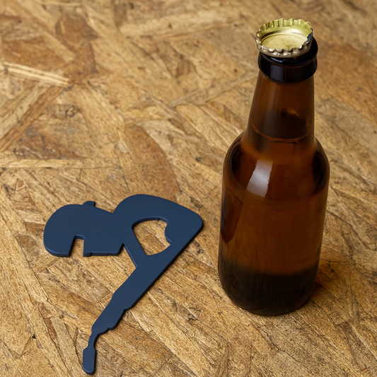 Welder bottle opener